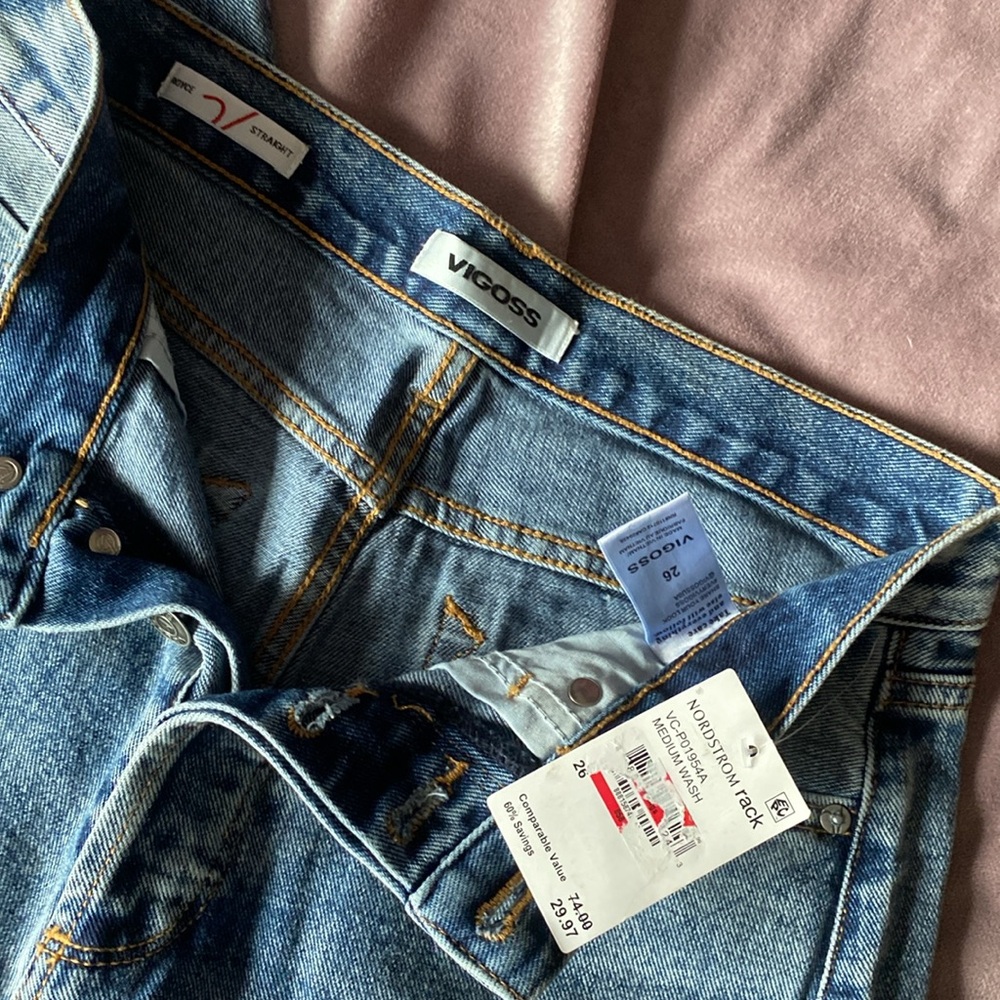 Vigoss Straight Leg Jeans - Picture 2 of 4